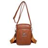 Bolsa de ombro nova transfronteiriça Bolsa Crossbody feminina de grande capacidade Telefone móvel elegante Bolsa Bolsa de moedas portátil Mochila da mãe
