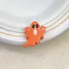 Serie de Caricaturas Lindas de Acrílico Cuentas con Agujero Recto de Fantasma Pintado Cadena para Teléfono Móvil Colgante Accesorios de Joyería