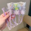Acessórios de Cabelo Infantis Estilo Chinês Hanfu Flores Tassels Fitas Presilhas de Cabelo Bebê Acessórios de Cabelo Estilo Antigo Acessórios de Fantasia Antiga Super Fada