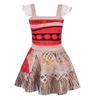 Vestido con Estampado de Moana Vestido de Princesa Moana Cosplay Maui Ropa para Bebé Niña Performance Moana