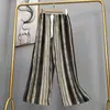 Pantalones de pijama de algodón para mujer, verano, finos, estampados, casuales, de pierna ancha, pueden usar mujeres embarazadas, comercio exterior, pantalones de talla grande