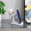 Cartoon urso suporte do telefone móvel decoração escritório home tablet suporte quadro Cura Série perseguindo drama presente de aniversário prático