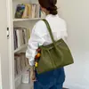 Bolso Tote Tejido Retro para Viajes Diarios para Mujer, Gran Capacidad, Cuero Suave Texturizado, Hombro Único/De Mano, Elegante, Bajo el Brazo, Bolso de Moda