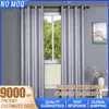Cortinas de Tela Sólida Semi-Opacas con Ojillos Perforados Rentables al por Mayor para Comercio Exterior Transfronterizo para Europa y América del Norte