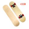 Skate de madeira infantil shape double warped DIY shape double warped flat transfronteiriço arte grafite acessórios de mesa de camping