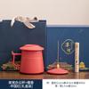 Presente Wenchuang Guochao Caneca de Escritório Caneca Cerâmica Presente Masculino e Feminino Presente de Inauguração de Negócios Personalização