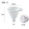 Embudo de Silicona Mini Embudo Plegable Telescópico para Verter Aceite Diámetro Amplio Vino Fugas de Aceite Embudo Pequeño Dispensador para el Hogar