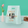 Bolsa de Cuatro Dedos Bolsa de Empaque para Hornear Postre Pan Ensalada de Frutas Empaque para Comida Ligera Bolsa de Regalo Portátil