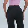 Nuevos pantalones de yoga holgados para mujer, de cintura alta, adelgazantes, pantalones casuales de pierna recta para correr al aire libre y actividades de fitness