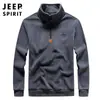 Suéter com Zíper Masculino Novo Estilo, Tricô Outono e Inverno, Caimento Solto, Forrado com Fleece, Quente, Moderno, Moletom Casual de Fleece