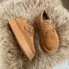 Sapatos de Algodão Birkenstock para Mulheres, Novo Modelo Inverno 2026, Mocassins Slip-On com Solado Grosso Aumenta-Altura, Botas de Neve