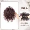 Peluca tipo moño con pinza de garra, liga para el cabello, look de chica atractiva, moño rizado de lana, postizo para recogido, moño falso voluminoso y esponjoso
