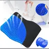 Almohadilla de hielo de verano al por mayor Cojín de gel japonés tipo panal Almohadilla de silicona para glúteos de oficina para estar sentado mucho tiempo Cojín de asiento fresco para coche