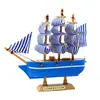 Plástico Pequeno Velheiro Decoração de Bolo Ornamentos Navegação Tranquila no Futuro Temporada de Formatura Assar Pegar o Vento e as Ondas Bolo