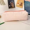Estojo de Lápis Risca de Giz Listrado Mais Vendido, Estojo de Lápis de Grande Capacidade, Caixa de Papelaria Portátil para Viagem, Bolsa de Armazenamento de Alto Valor