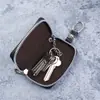 Nueva Bolsa Tejida para Llave de Coche para Hombres, Bolsa Impermeable con Cremallera de Gran Capacidad Multifuncional para Mujeres, Llavero