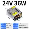 Fuente de Alimentación Conmutada de 220V a 24V36V48V 2A 5A10A15A Fuente de Alimentación para Cajas de Luz Tira de Luz de 12V Transformador DC