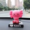 Muñeca de Moda XX Ojos de Plaza Sésamo KAWS Adornos para Coche Productos de Decoración Interior de Coche ins PVC Cowes Cabello Creativo