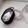 Bolsa de Cosméticos Transparente para Cable de Datos, Protección para la Gestión de Cables de Cargador Digital de Viaje, Bolsa Portátil Organizadora Multiusos Visual