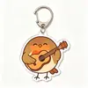 Pingente Chaveiro Acrílico Pisco-de-peito-ruivo Europeu Desenho Animado Criativo Presente Decoração de Mochila Mercadoria de Anime Transfronteiriça