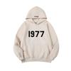 FEAR OF GOD linha dupla Essentials tendência novo peito LOGO pressão borracha capuz coletes FOG