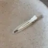 Pinza para el pelo básica estilo coreano para flequillo lateral, nueva pinza de pico de pato en color dopamina, versión estrecha francesa, pinza para el pelo sin marcas para fijar el maquillaje