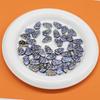 Plata Antigua Gris Perforada Luna Fría Galvanizada Agujero Recto Cuentas Sueltas Cuentas Checas DIY Cadena para Teléfono