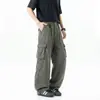 Pantalones Cargo Casuales de Moda con Bolsillos, Estilo Japonés, Corte Holgado, Funcionales, Marca Nueva para Hombre, Exclusivo para Amazon 572