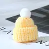 Directo de fábrica sombrero de lana tejido coreano accesorios decorativos de pompón de lana hechos a mano mini sombrero de Navidad al por mayor