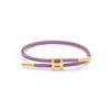 Pulsera de cuerda de alambre de acero inoxidable nueva en stock, ajustable, 3D, de oro duro con pulsera de cuerda, pulsera de acero de titanio resistente al agua.