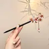 Horquilla de Ébano para Mujer con un Toque Fresco y Elegante, Horquilla de Flor de Magnolia, Accesorio para el Cabello de Estilo Tradicional para Peinados Recogidos Diarios