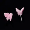 Nuevos Pendientes de Resina con Lazo Pequeño de Terciopelo Estilo Retro Francés para Otoño e Invierno, Clip para Oreja Simple y de Moda, Pendientes Frescos y Lindos
