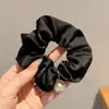 Lenço Quadrado para Prender o Cabelo, Corda de Cabelo Simples e Elegante Estilo Coreano Princesa, Elástico com Laço Xadrez, Acessório Versátil para Rabo de Cavalo