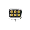Nuevo Foco para Motocicleta con 8 Ojos, Ventilador, Faro LED de Doble Color, Luz Alta y Baja, Súper Brillante, Doble Fila, Alta Potencia