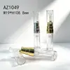 Yueshunxing Botella de Crema para Ojos al Vacío con Cabezal de Silicona Personalizada Material de Empaque Cosmético Portátil Tubo con Spray Chapado en Oro Tubo para Mascarilla de Labios