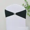 Funda para silla sin nudos, termoadhesiva, con lazo de flores y pedrería, con banda elástica y pedrería, ideal para bodas, eventos y comercio exterior.