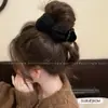 Grampo de Cabelo com Laço para Outono e Inverno para Mulheres, Novo Estilo de Piranha de Alta Qualidade 2026, Acessório de Cabelo