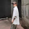 Camisa Retro 2025 para Hombre Verano Estilo Hong Kong Estudiante Suelta Diseño Nicho Interesante Nuevas Blusas para Hombre para Ropa Exterior
