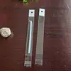 Bolsa OPP con cabezal de tarjeta blanca y agujero para colgar largo, para bolígrafos, recambios, tubo de plástico, bolsa de embalaje transparente, bolsa delgada con autocierre