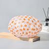 Gorro de ducha de una sola capa con borde sellado y estampado para mujer, Cubrecabeza impermeable para bañarse, Gorro anti-humo de cocina, Venta al por menor, Estampados aleatorios