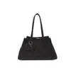 Bolsa Tote Grande de Couro Macio Retrô para Mulheres, Bolsa de Ombro com Temperamento Simples e Tendência, Bolsa Versátil para o Trabalho e Aulas