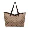 Bolso de Hombro Retro de Lunares Otoñal Relajado para Mujer Moda Versátil Gran Capacidad Casual para Viajes Diarios Bolso de un Solo Hombro