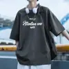Camisetas y Tops de Verano para Hombre Americano, Marca Nueva de Moda, Manga Corta, Holgados y Versátiles