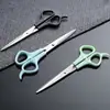 Tesouras profissionais para cabeleireiro, tesouras retas e tesouras de desbaste, ferramenta para aparar franja para uso doméstico