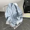 Camisa de Algodão e Linho Estilo Japonês Bonita Masculina Manga Longa Moda Fashionável de Hong Kong Jaqueta Solta Casual Camisa Básica de Casal Primavera e Outono