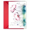Conjunto de Envelopes para Cartão de Cumprimentos com Ilustração de Flores e Plantas Transfronteiriças Estilo Literário Cerimônia de Aniversário Agradecimento Cartão Universal