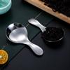 Cuchara de Acero Inoxidable Juego de Té Accesorios Pala de Té Mango Corto Mini Cuchara de Té Cuchara Creativa de Cabeza Redonda para Postre Helado Venta al por Mayor