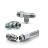 Parker Parker Accesorios de Rosca Recta con Tuerca Giratoria Triple-Lok Serie F63MX 10F63MXS