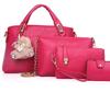 Bolsas Femininas Novo Estilo Moda Europeia e Americana Bolsa Feminina Conjunto de Quatro Peças Bolsa Grande Bolsa de Mão Tiracolo Ombro Único Conjunto Mãe-Filha
