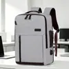 Mochila de negocios para mujer, mochila escolar para estudiante de secundaria para hombre, bolsa para portátil para commuter, mochila de viaje versátil de gran capacidad con bloqueo de color